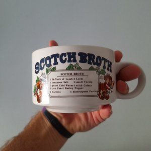 Vintage Scotch Broth Mug Oversized